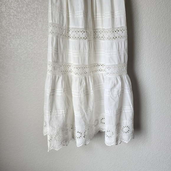 VICTORIAN Hand Embroidered Floral Christening Gown - Picture 5 of 11